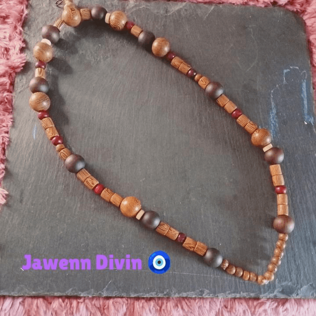 Mala en perles de bois 